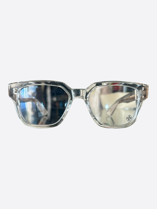 Chrome Hearts Clear & Gold Vagillionaire 2 Glasses