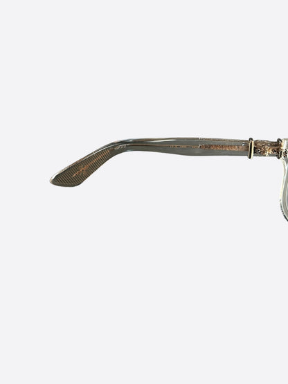 Chrome Hearts Clear & Gold Vagillionaire 2 Glasses