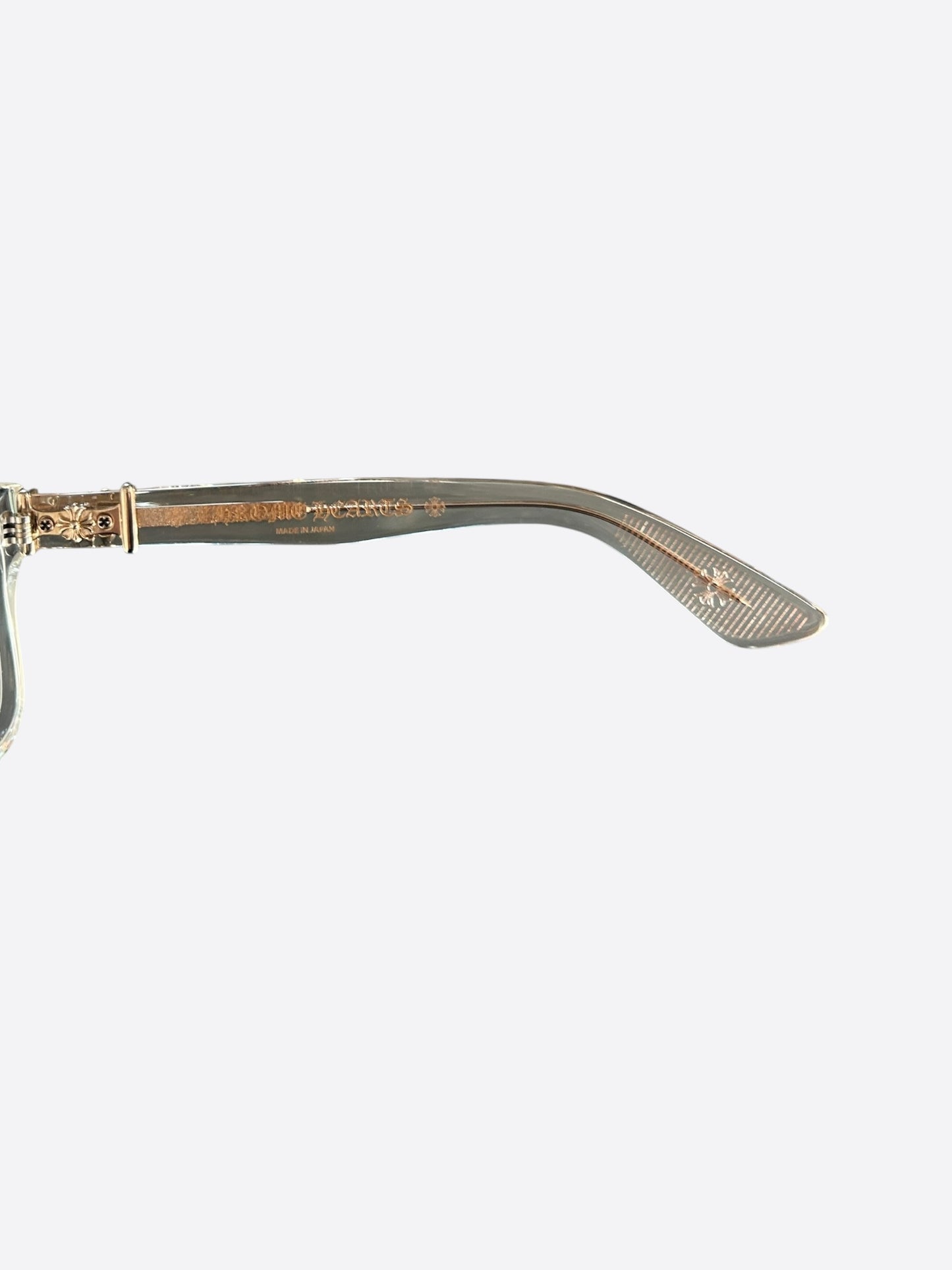 Chrome Hearts Clear & Gold Vagillionaire 2 Glasses