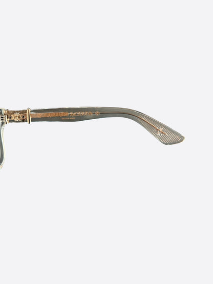 Chrome Hearts Clear & Gold Vagillionaire 2 Glasses