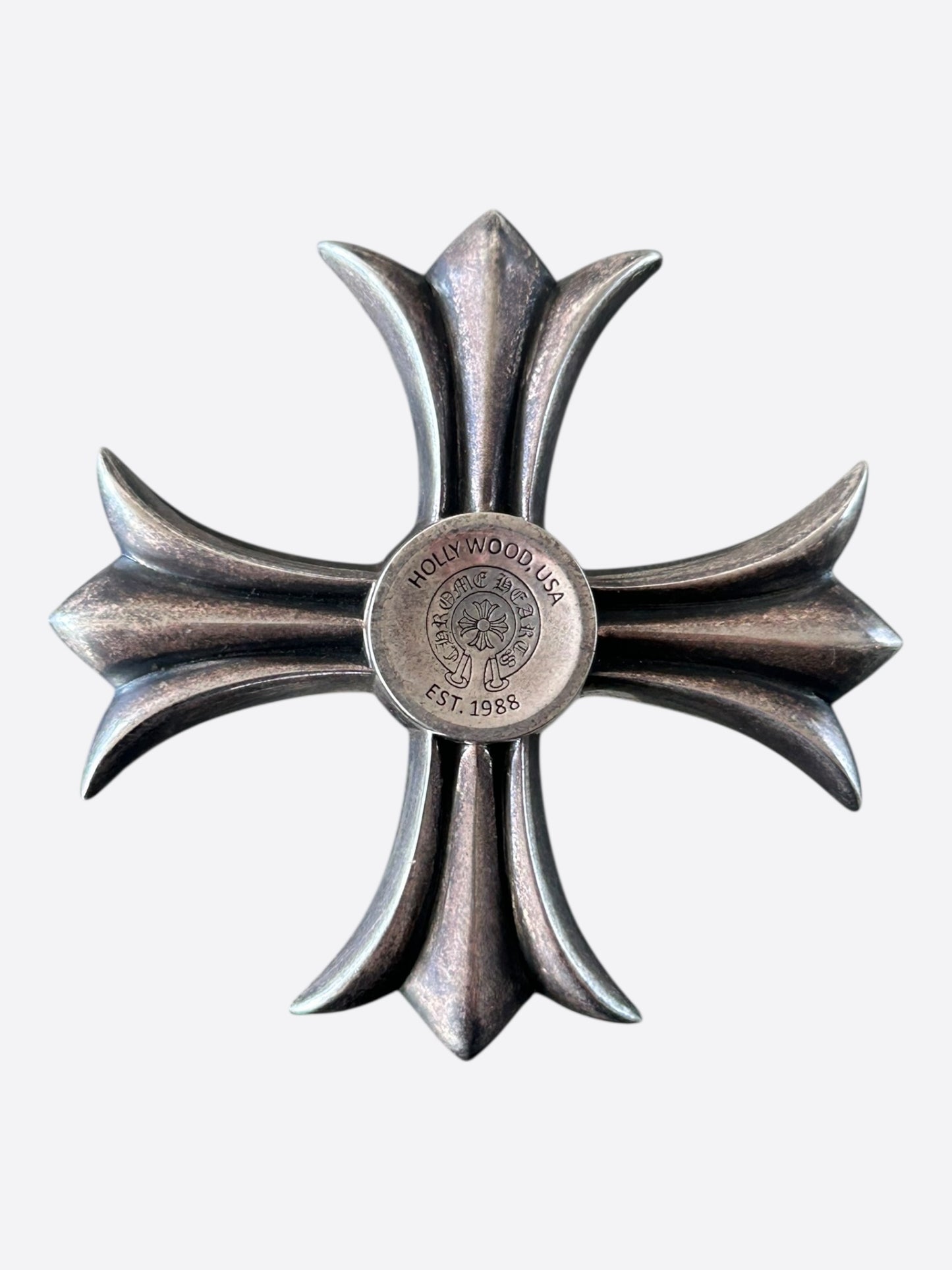 Chrome Hearts Silver Cross Fidget Spinner