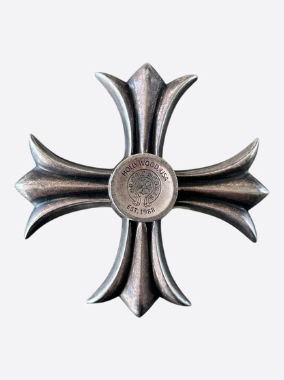 Chrome Hearts Silver Cross Fidget Spinner