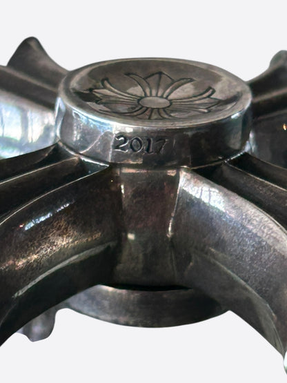 Chrome Hearts Silver Cross Fidget Spinner