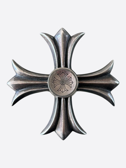 Chrome Hearts Silver Cross Fidget Spinner
