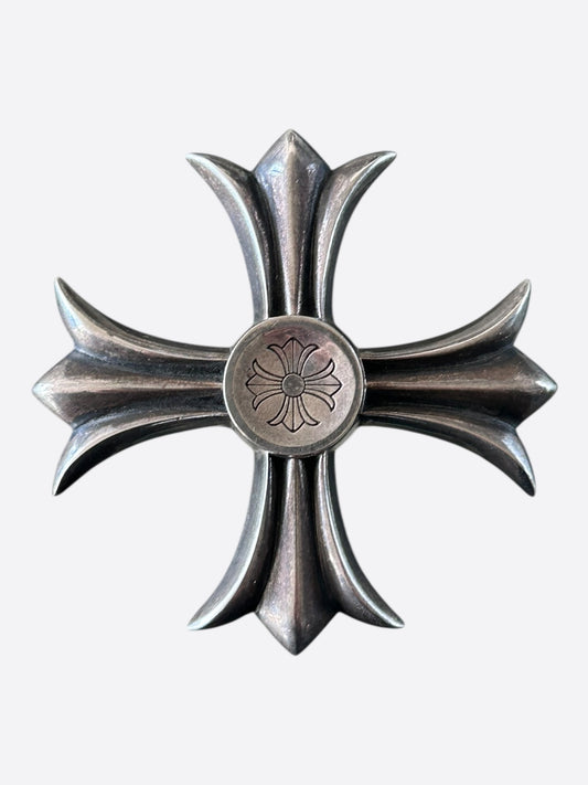 Chrome Hearts Silver Cross Fidget Spinner
