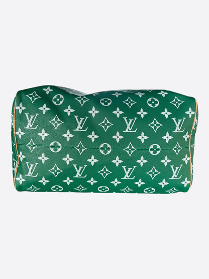 Louis Vuitton Green & White Monogram P9 Speedy 50