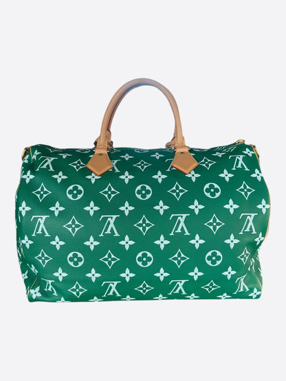 Louis Vuitton Green & White Monogram P9 Speedy 50