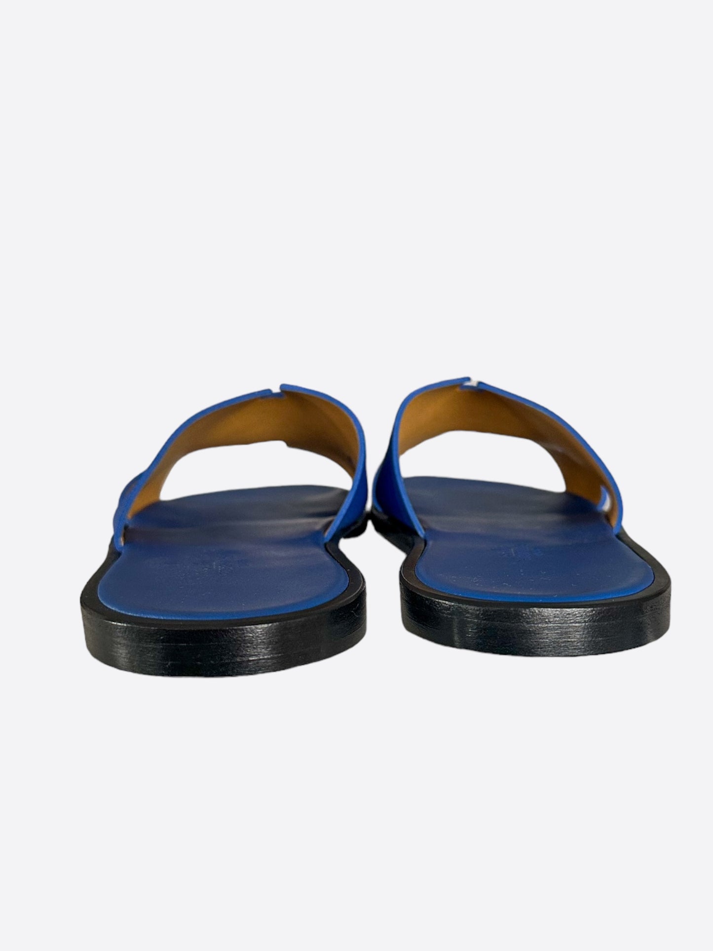 Hermes Blue & Black Izmir Sandals