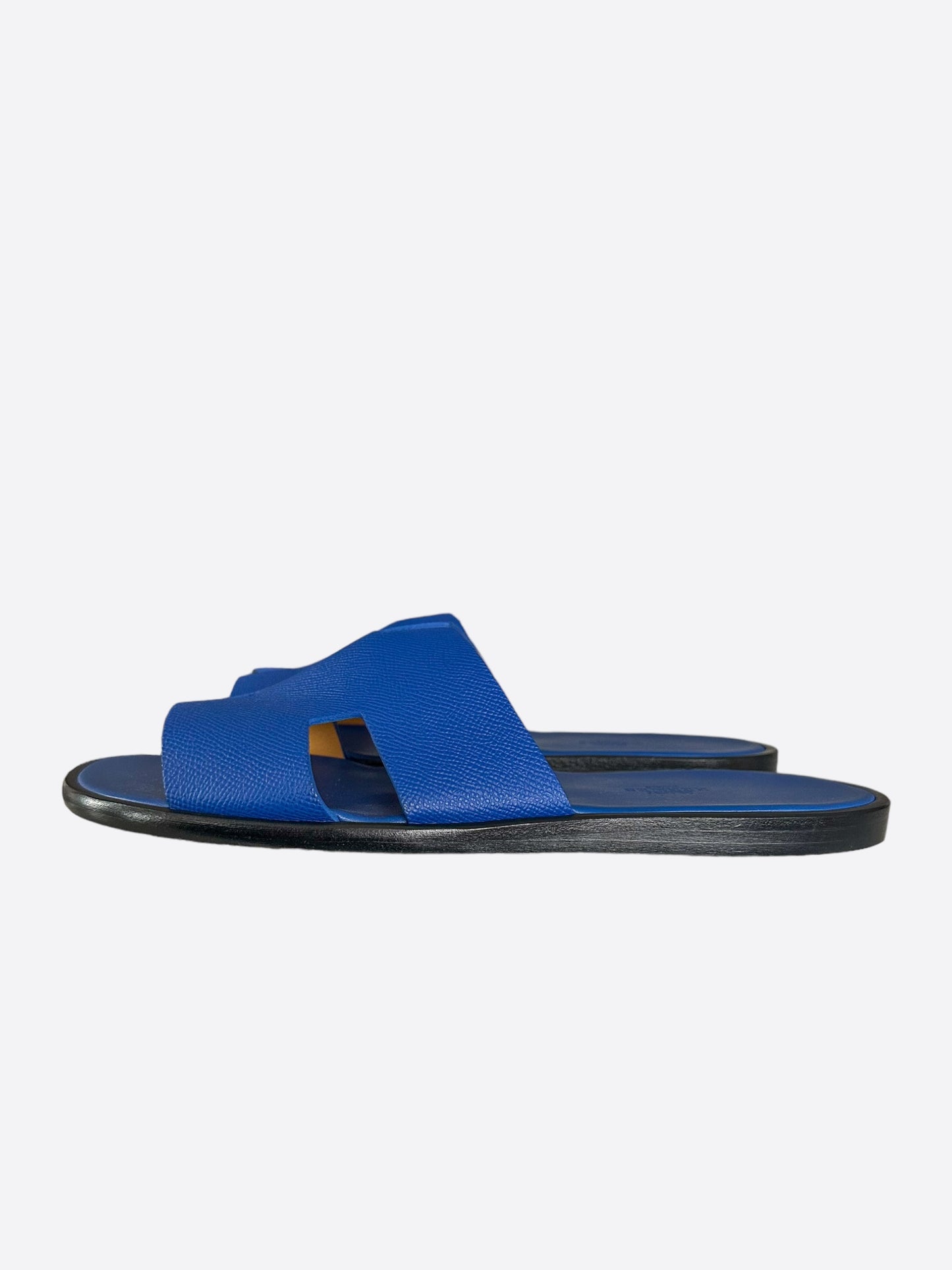 Hermes Blue & Black Izmir Sandals