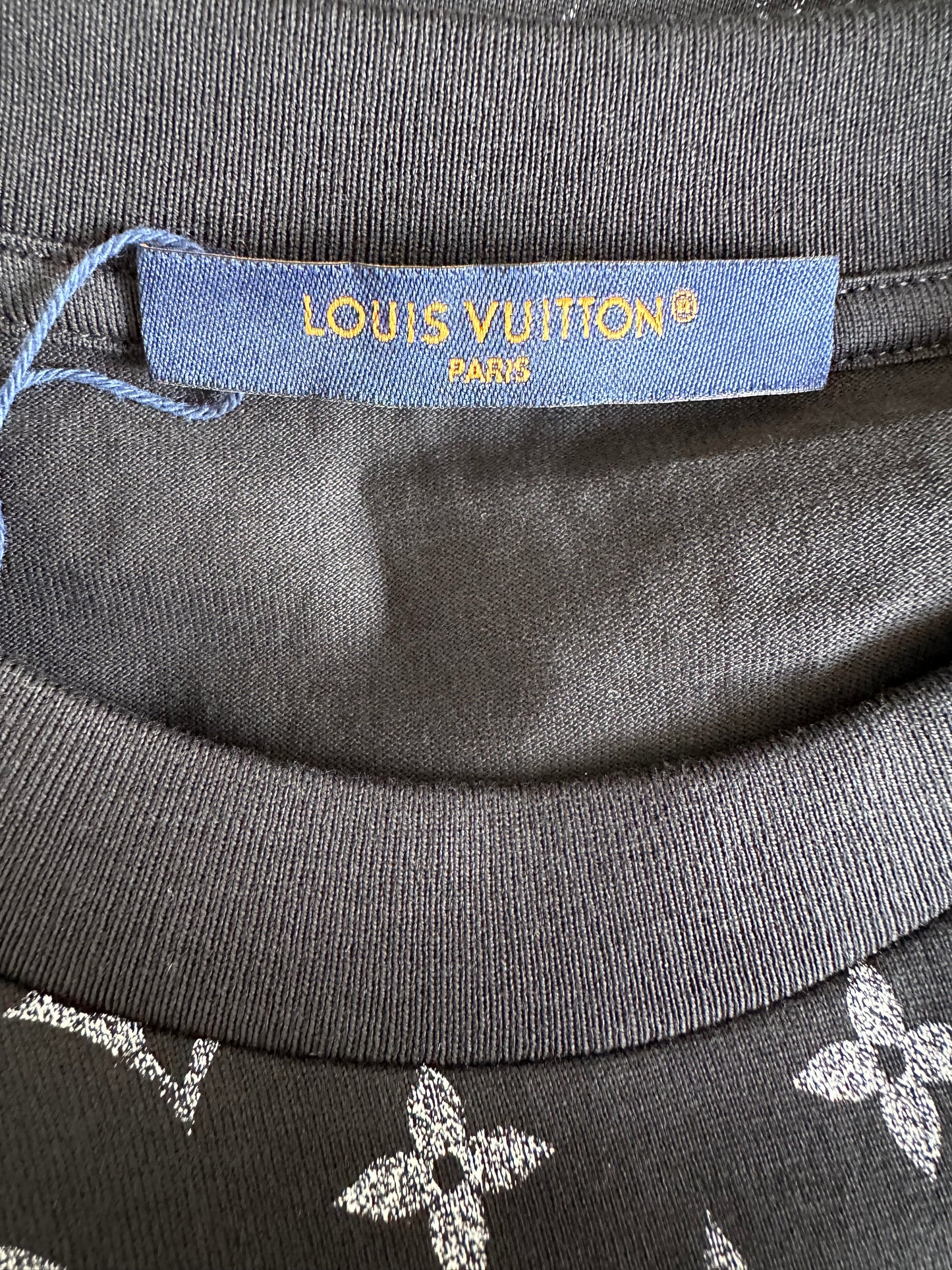 Louis Vuitton Black & White Monogram Gradient T-Shirt