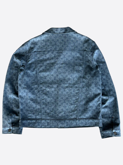 Louis Vuitton Blue Monogram Denim Jacket