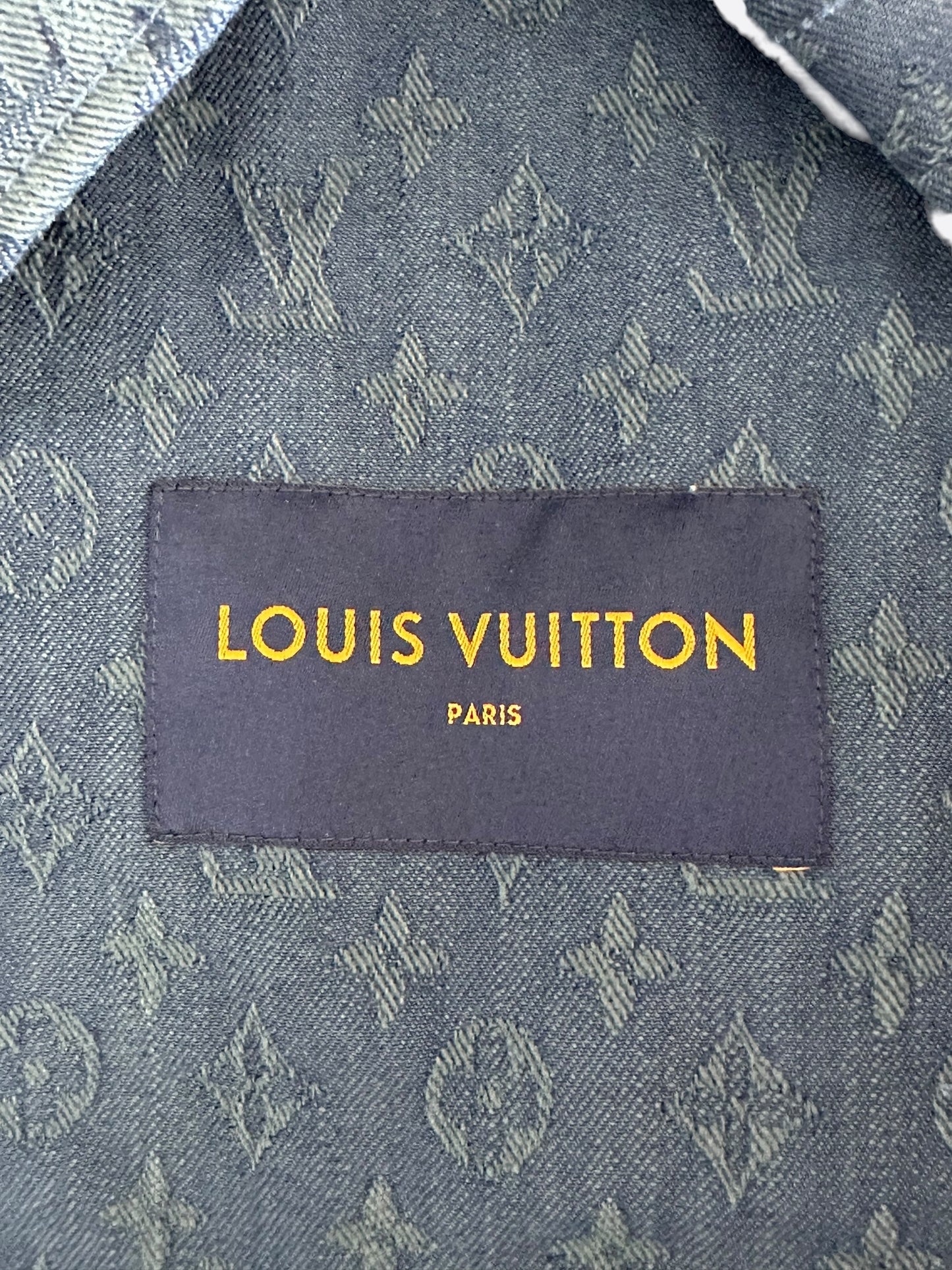 Louis Vuitton Blue Monogram Denim Jacket