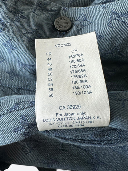 Louis Vuitton Blue Monogram Denim Jacket