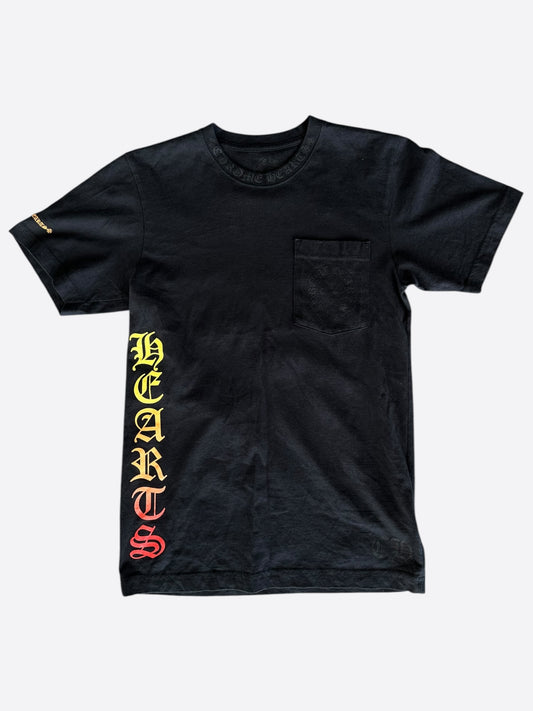 Chrome Hearts Black Gradient Logo T-Shirt