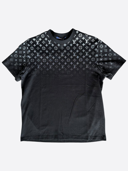 Louis Vuitton Black & White Monogram Gradient T-Shirt