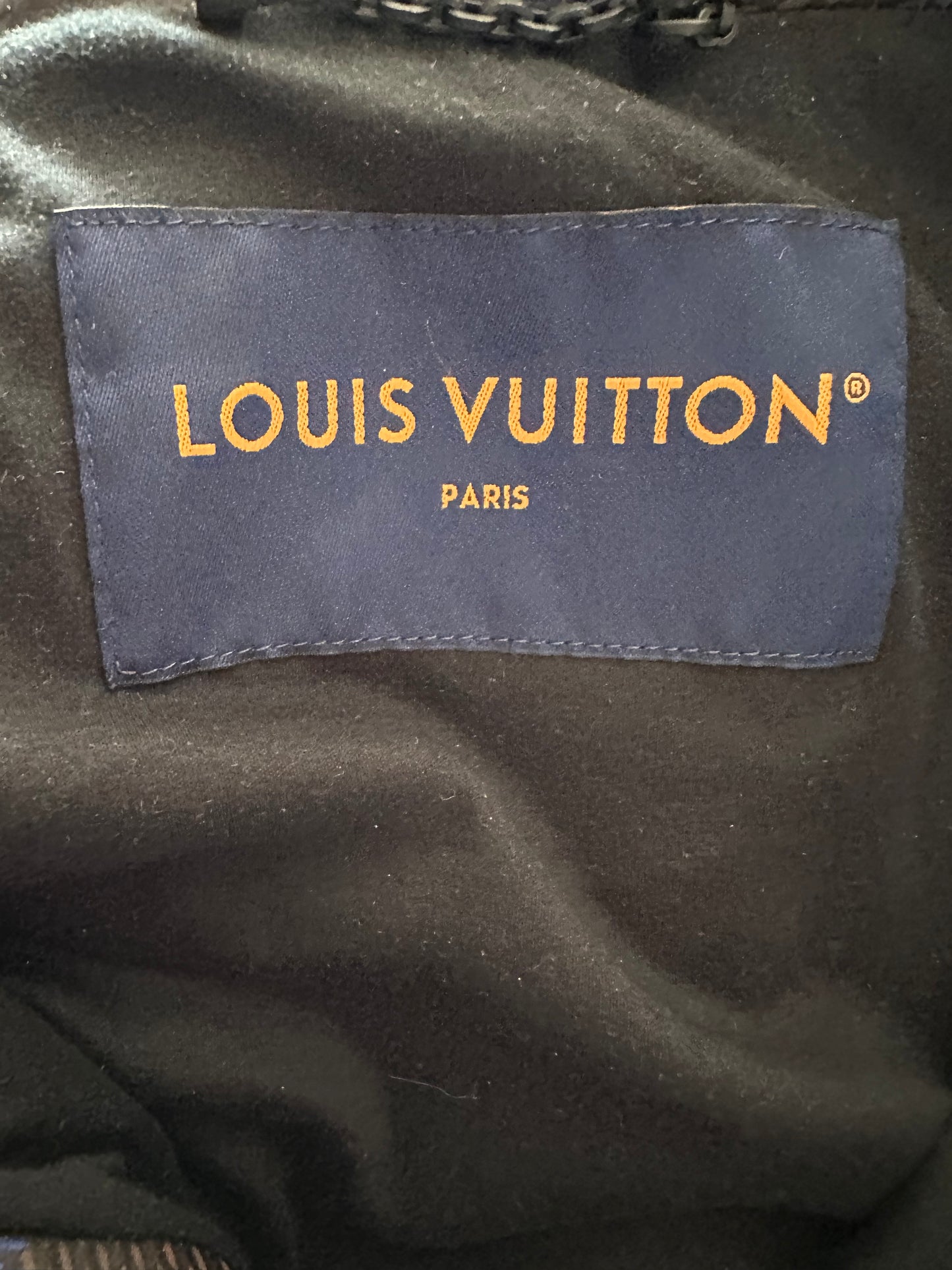 Louis Vuitton Black & Blue Damier Windbreaker