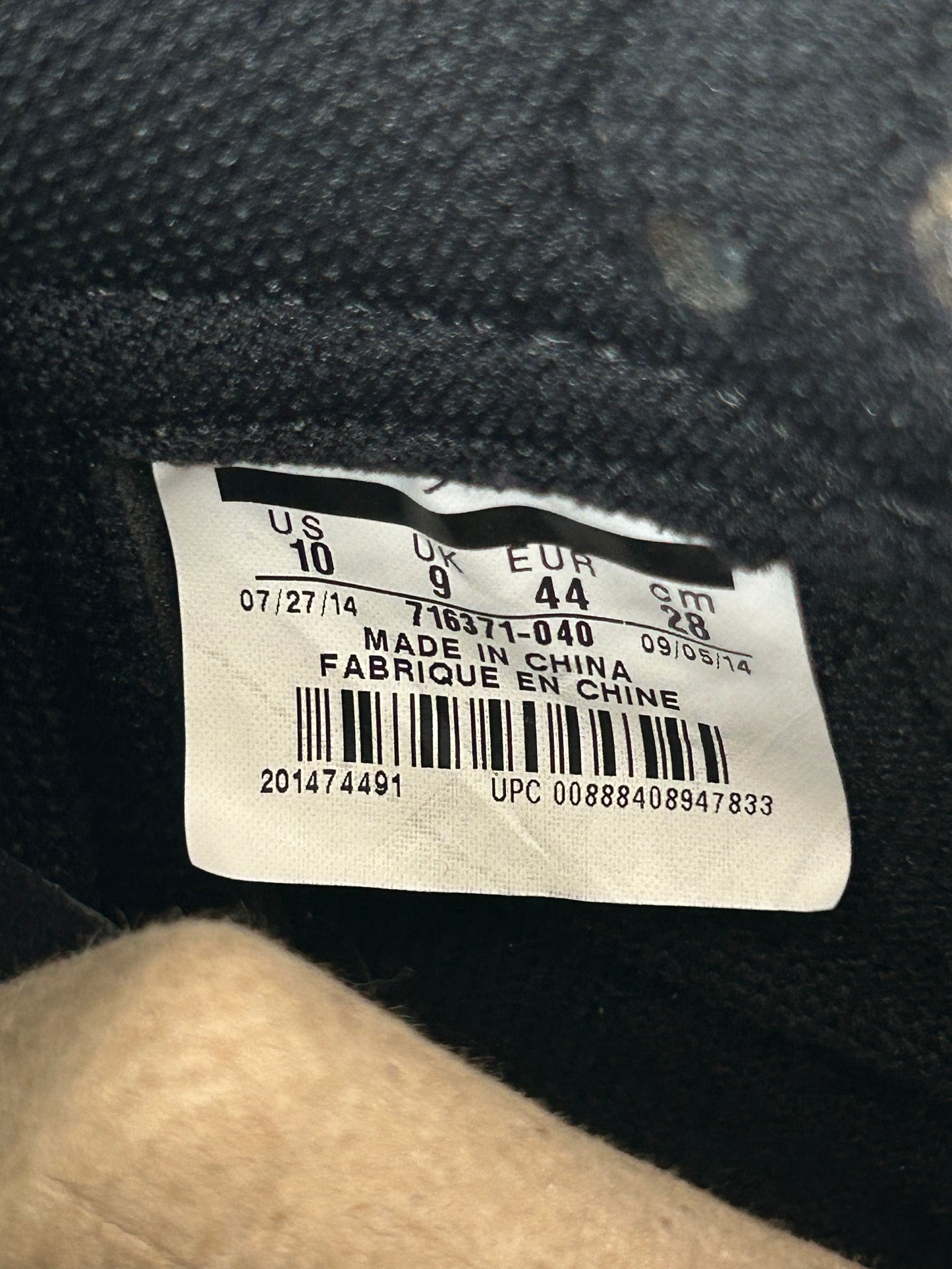 Nike Fragment Blue & White Air Jordan 1 High Top Sneakers