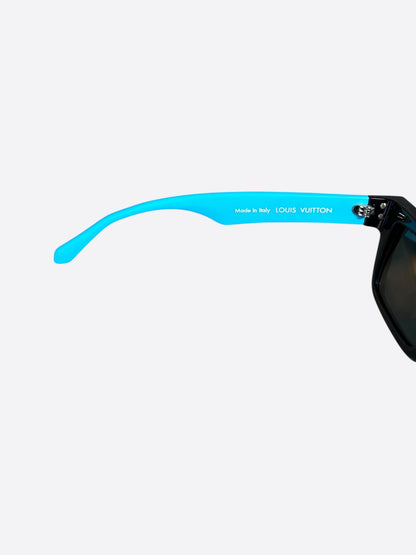 Louis Vuitton Black & Blue Pop Sunglasses