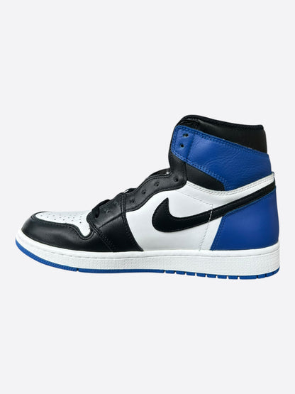 Nike Fragment Blue & White Air Jordan 1 High Top Sneakers