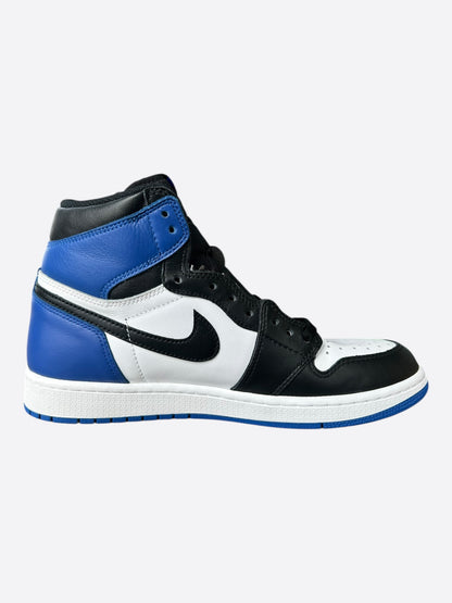 Nike Fragment Blue & White Air Jordan 1 High Top Sneakers