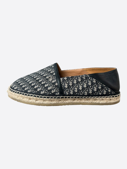 Dior Beige & Black Oblique Espadrilles