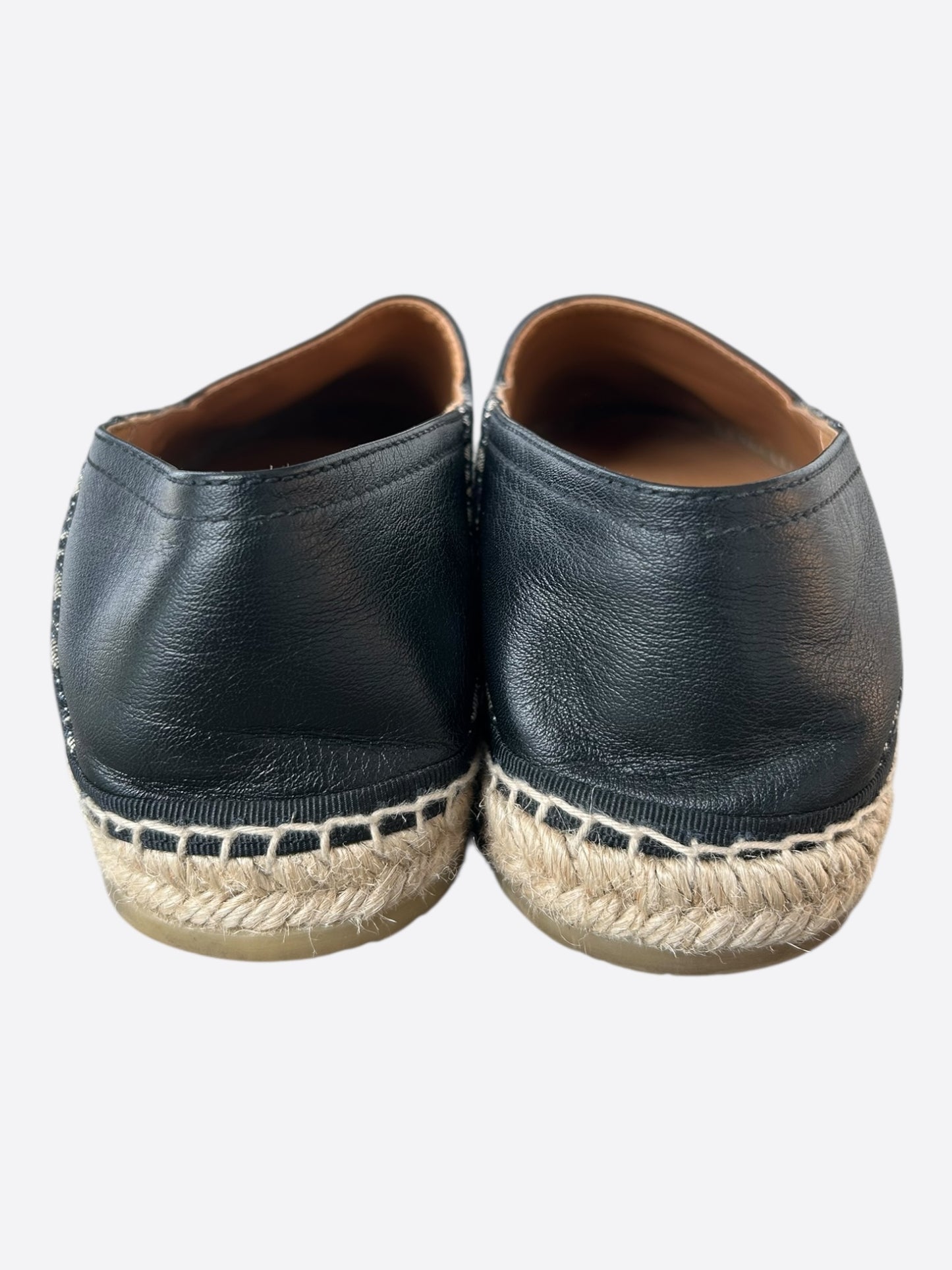 Dior Beige & Black Oblique Espadrilles