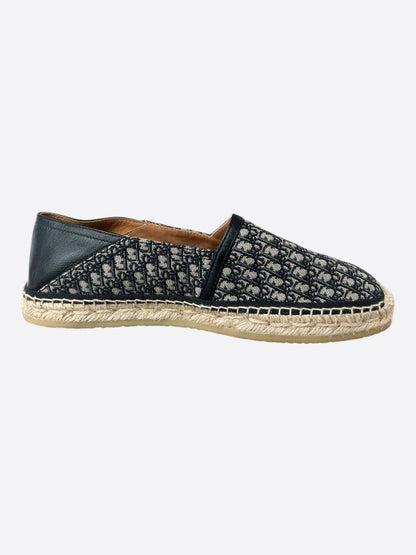 Dior Beige & Black Oblique Espadrilles
