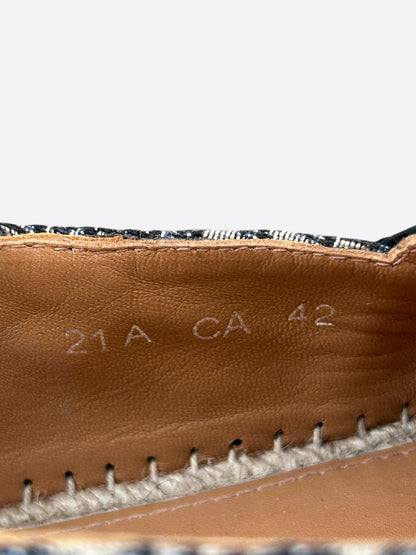 Dior Beige & Black Oblique Espadrilles