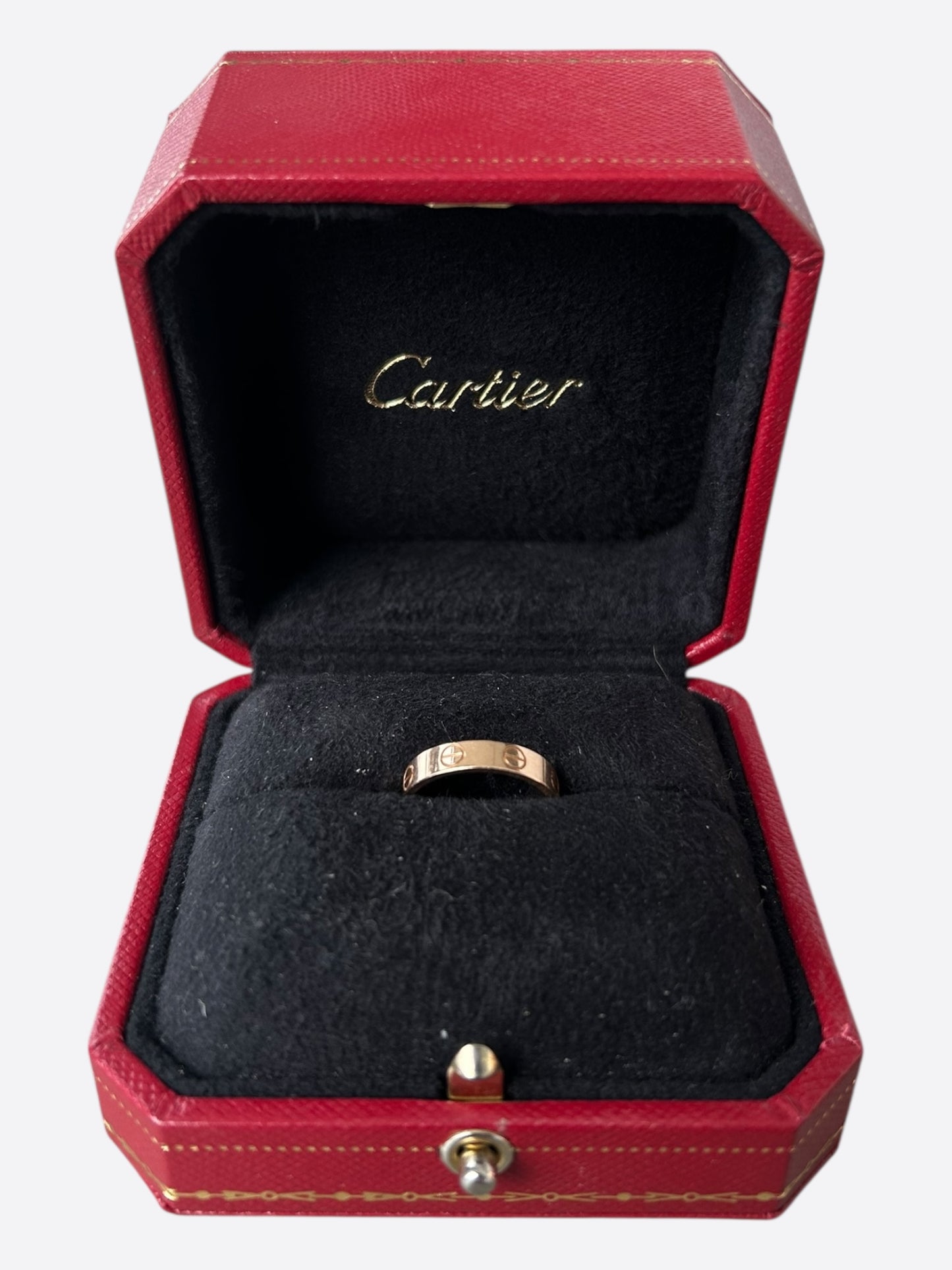 Cartier Rose Gold Diamond Love Ring