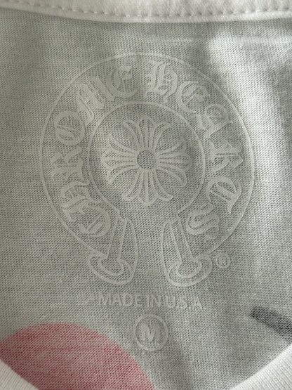 Chrome Hearts White & Red NY Longsleeve T-Shirt