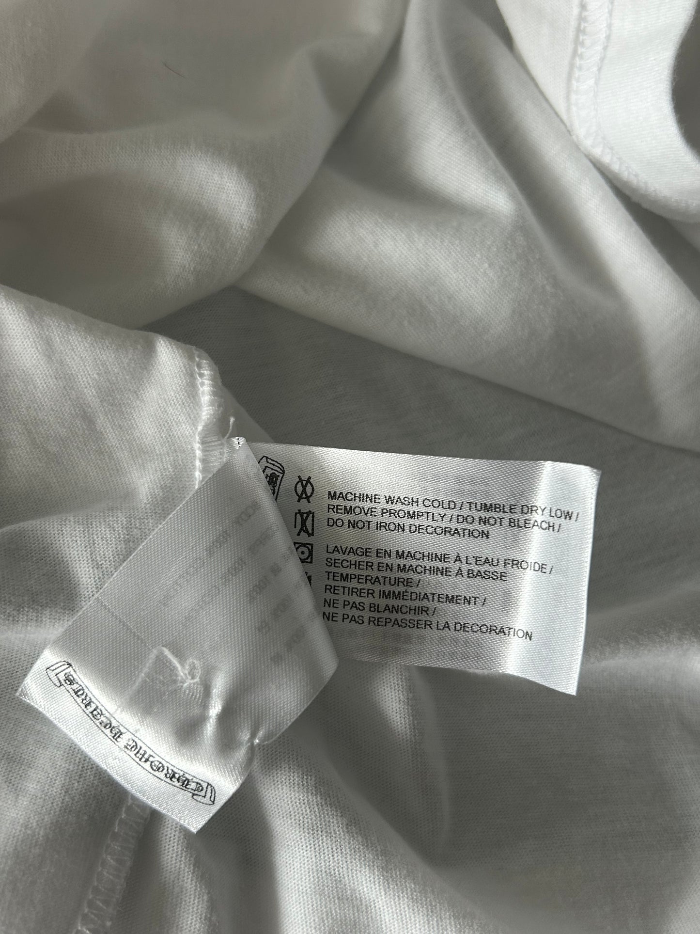 Chrome Hearts White & Red NY Longsleeve T-Shirt