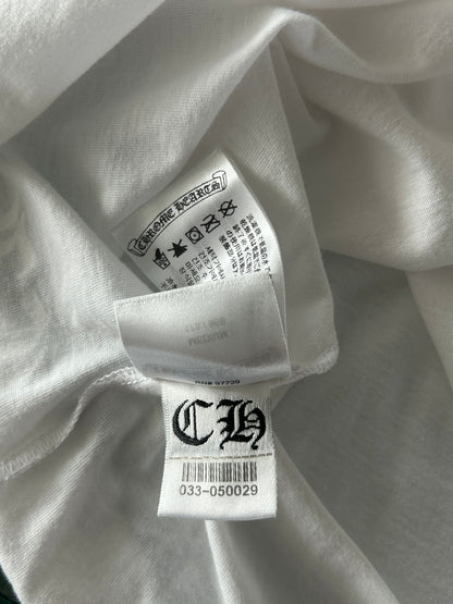 Chrome Hearts White & Red NY Longsleeve T-Shirt