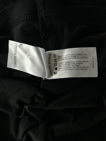 Chrome Hearts Black & White Scroll Logo T-Shirt