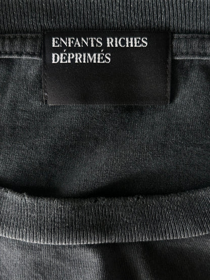 Enfants Riches Deprimes Vintage Black Bathroom Stall Graphic Longsleeve T-Shirt