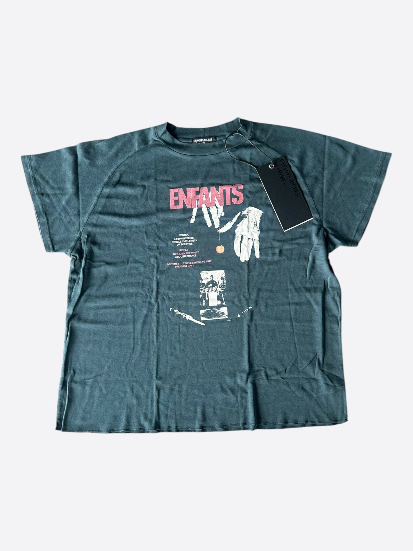 Enfants Riches Deprimes Green Double the Length of Solstice T-Shirt