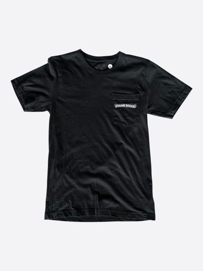 Chrome Hearts Black & White Scroll Logo T-Shirt