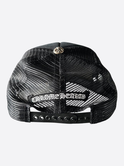 Chrome Hearts Matty Boy Black & Red Chomper Trucker Hat