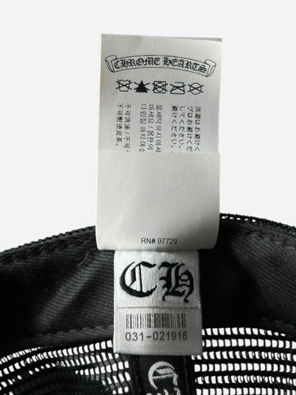 Chrome Hearts Matty Boy Black & Red Chomper Trucker Hat