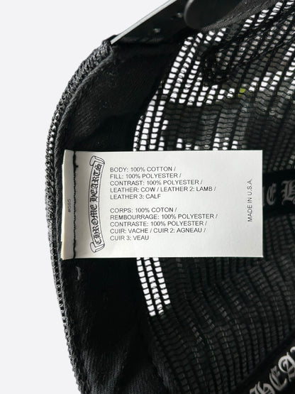 Chrome Hearts Matty Boy Black & Red Chomper Trucker Hat