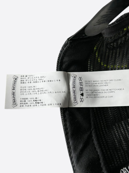 Chrome Hearts Matty Boy Black & Red Chomper Trucker Hat