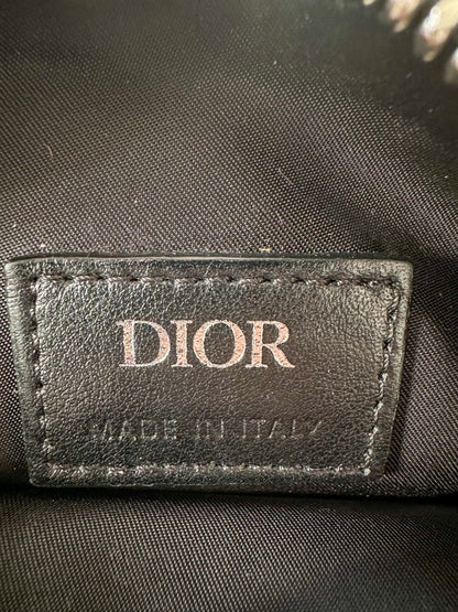 Dior Black Oblique Galaxy Saddle Bumbag