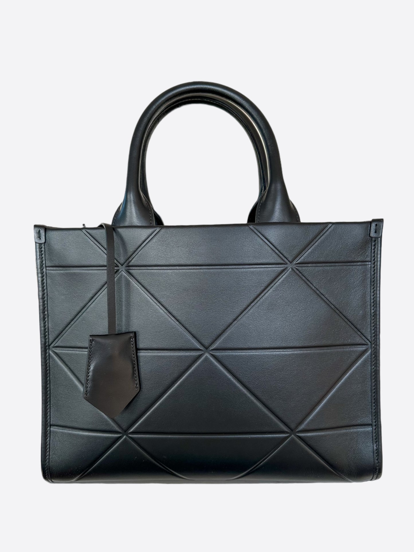 Prada Black Leather Small Symbole Bag