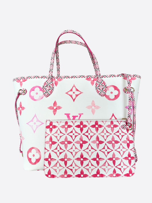 Louis Vuitton Pink By The Pool Monogram Neverfull MM