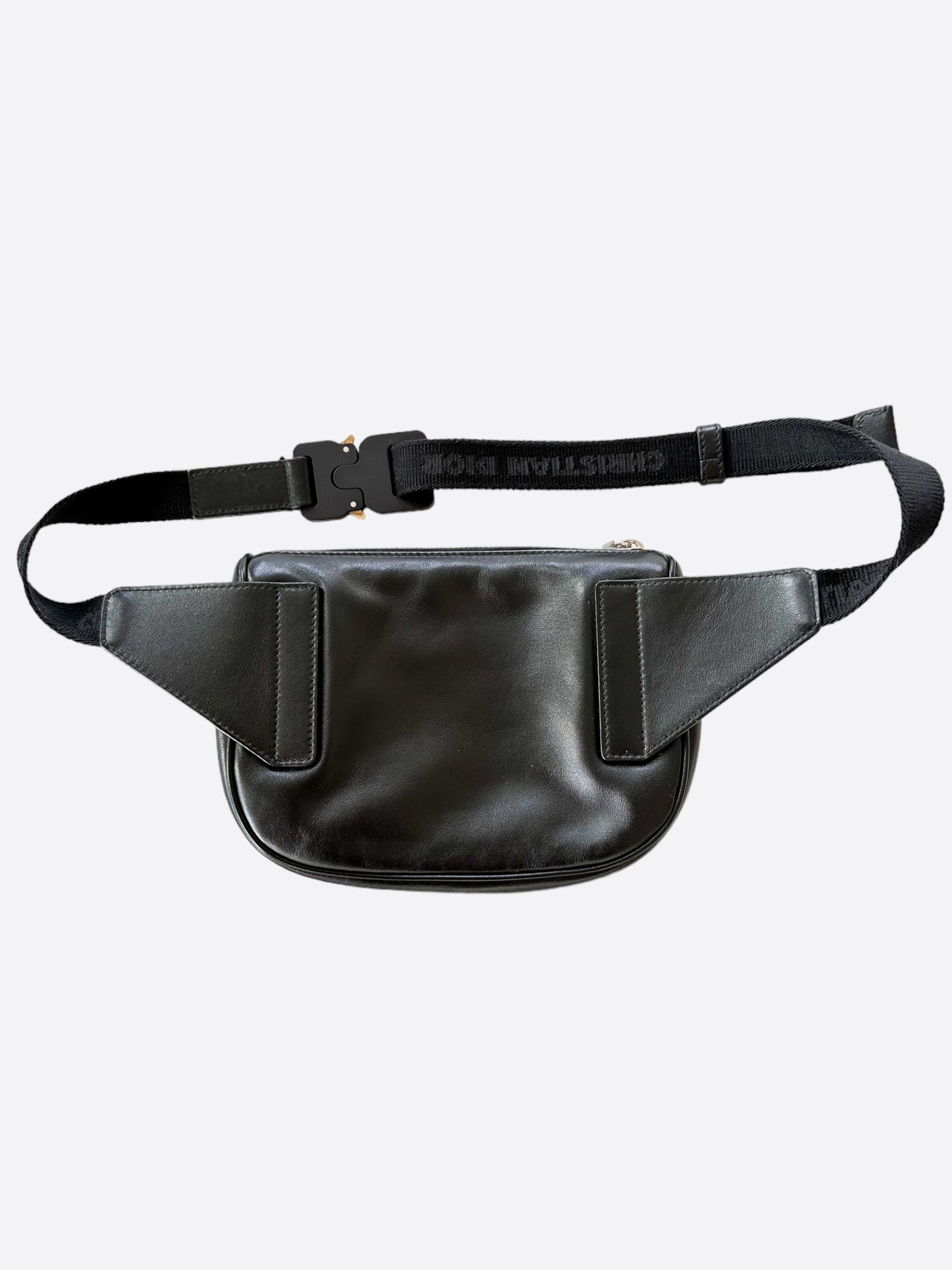 Dior Black Oblique Galaxy Saddle Bumbag