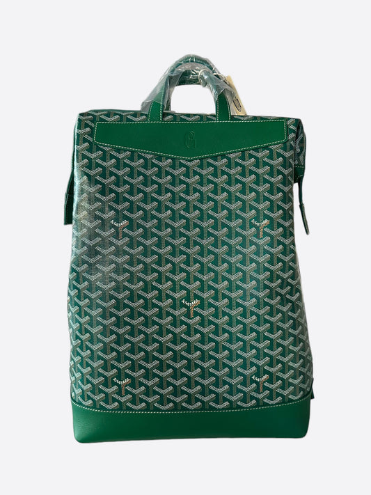 Goyard Green Goyardine Cisalpin Backpack