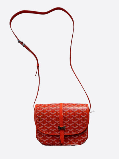 Goyard Orange Belvedere Messenger Bag