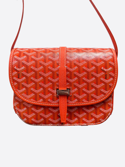 Goyard Orange Belvedere Messenger Bag