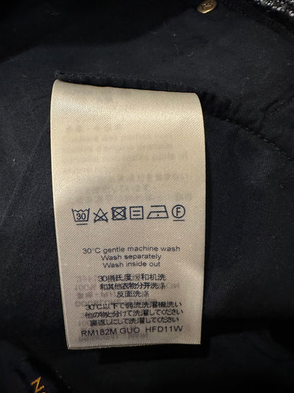 Louis Vuitton Navy & White Monogram Jeans