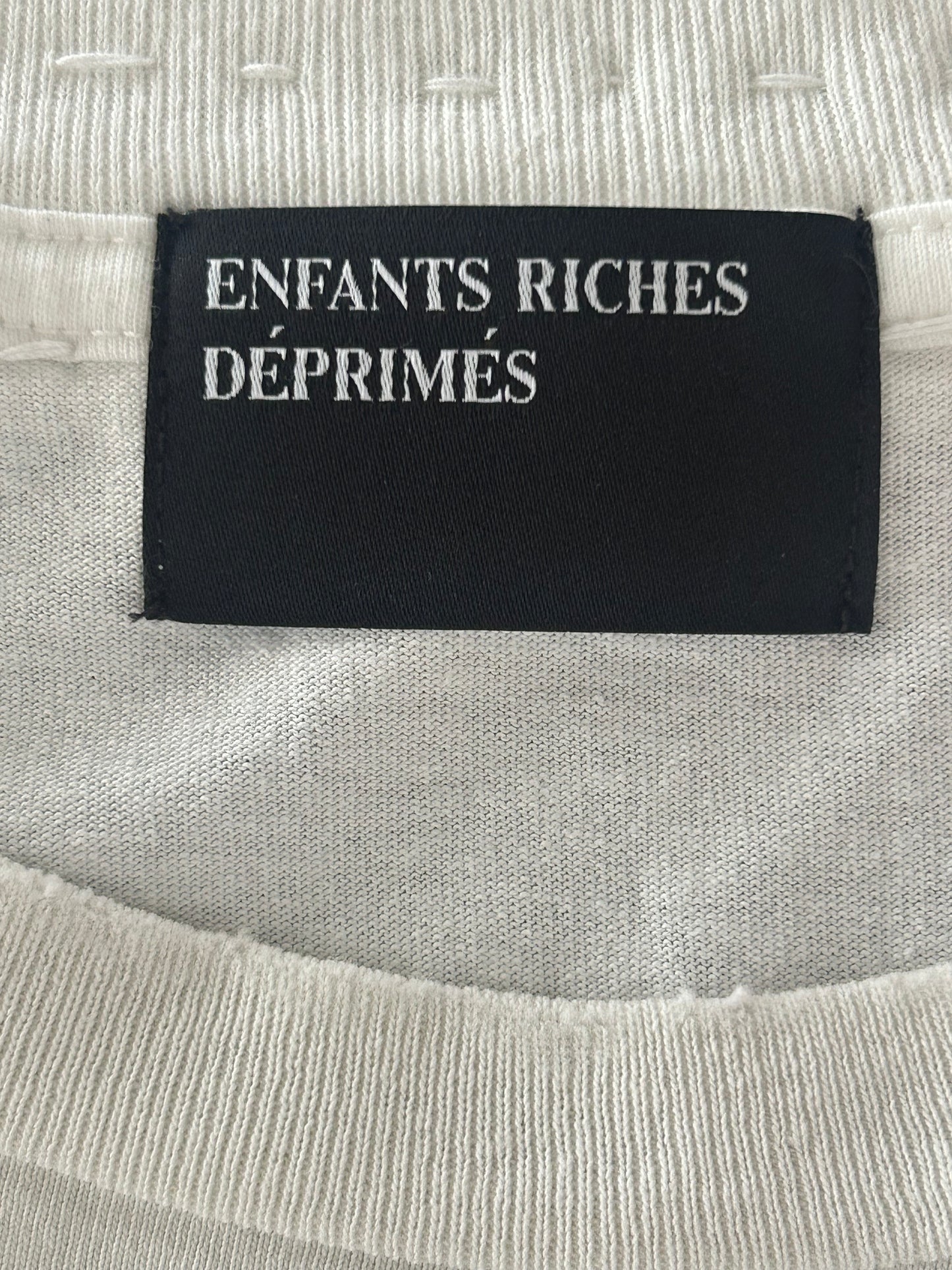 Enfants Riches Deprimes White & Black Modular Graphic Longsleeve T-Shirt