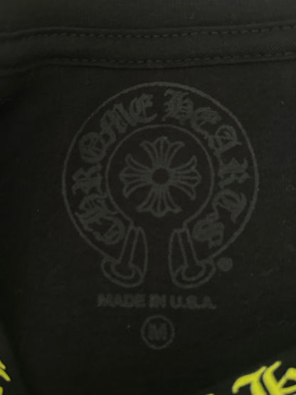 Chrome Hearts Black & Yellow Neck Logo Longsleeve T-Shirt